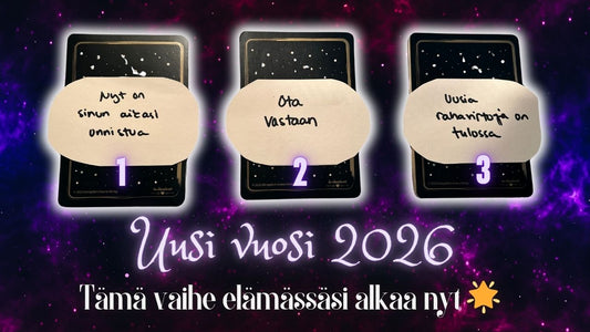 Uusi vuosi 2026 (Jatkoluenta 3, Uusia rahavirtoja on tulossa)